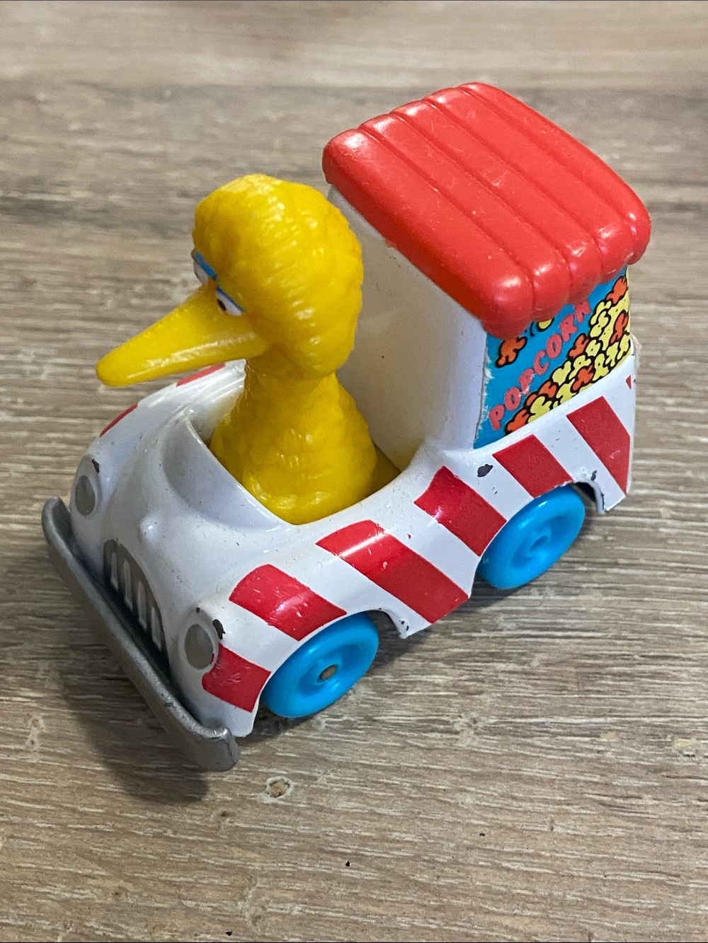 Big Bird Popcorn Truck Children's Television Workshop Playskool 1983  Sesame St
